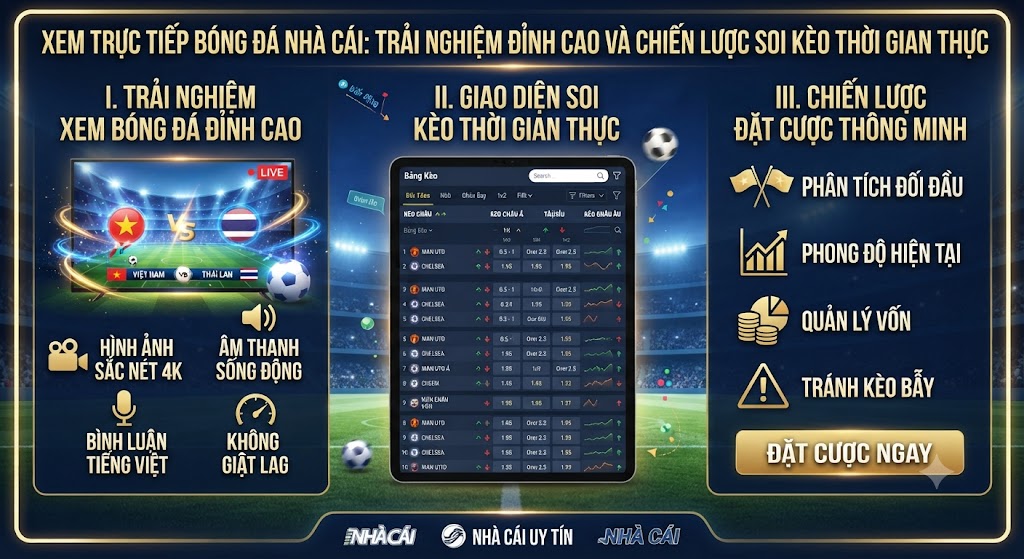 trực tiếp bóng đá nha cai